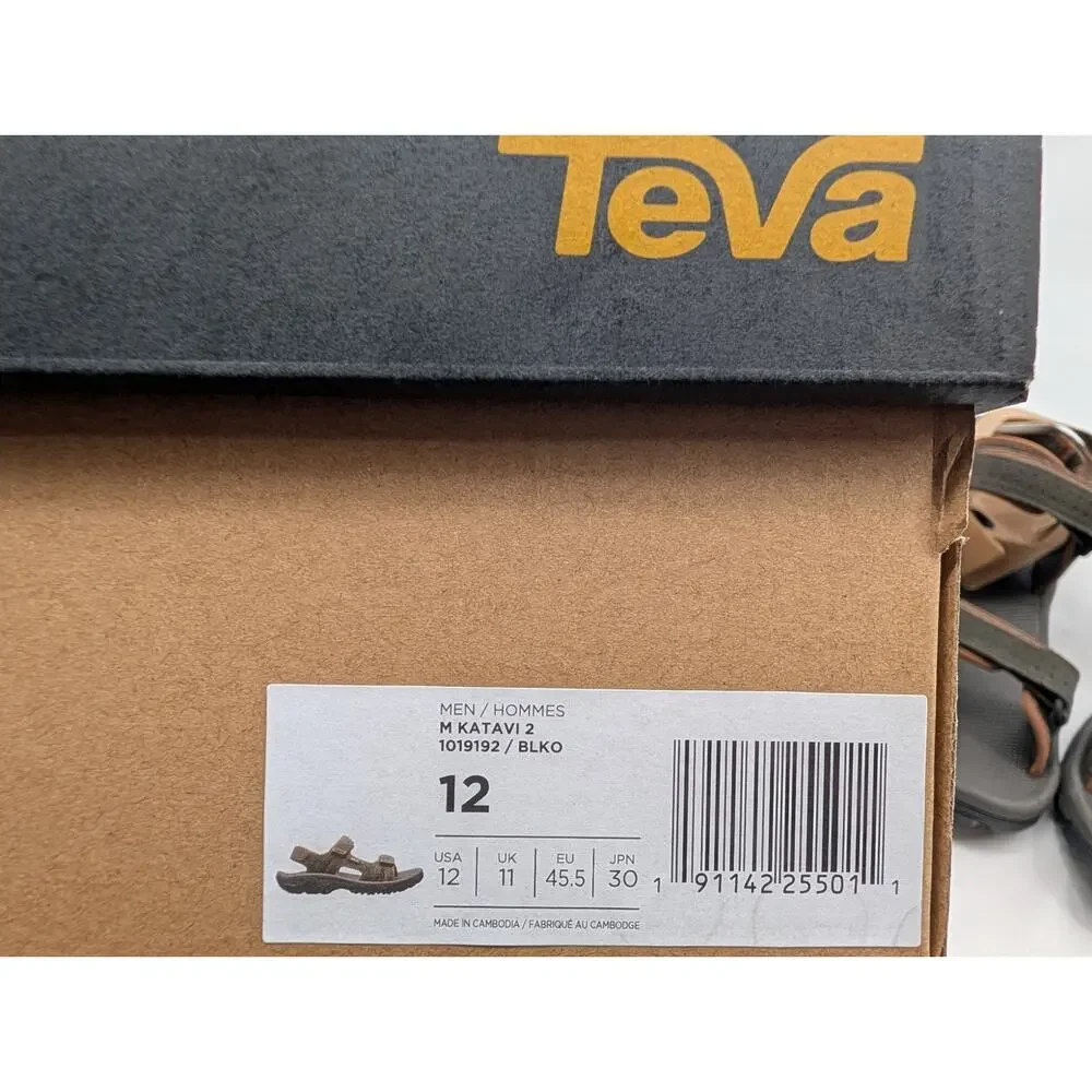 NWT Teva Katavi 2 1019192 Men 12 Outdoors Hiking Camping Fishing Trails Gorpcore